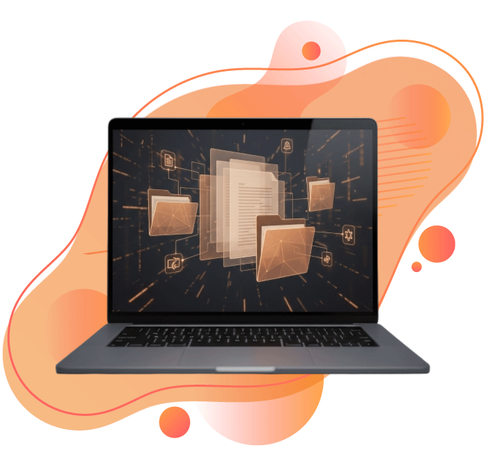 Mockup Laptop sistema Productivity - Data Voice 